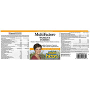 Natural Factors Multi Factors Women's 90 Veggie Caps Vitamins - Multivitamins at Village Vitamin Store