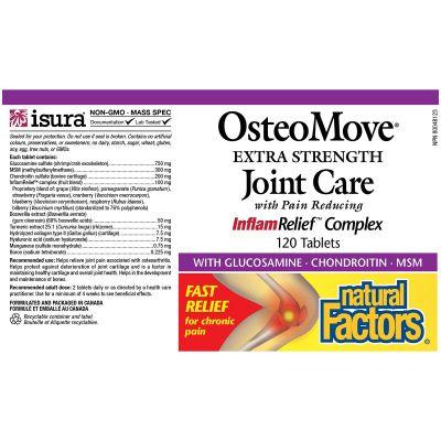 Natural Factors OsteoMove 120 Tabs Supplements - Joint Care at Village Vitamin Store