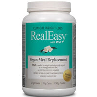 Natural Factors Real Easy With PGX Vegan Meal Replacement Vanilla 830g* Supplements - Protein at Village Vitamin Store