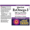 Natural Factors Rx Omega-3 Mini Gels 500mg 60 Softgels Supplements - EFAs at Village Vitamin Store