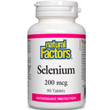 Natural Factors Selenium 200mcg 90 Tabs Minerals at Village Vitamin Store