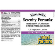 Natural Factors Stress-Relax Serenity Formula 120 Veggie Caps Supplements - Stress at Village Vitamin Store