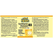 Natural Factors Vitamin D3 Drops 1000 IU 15ml Vitamins - Vitamin D at Village Vitamin Store