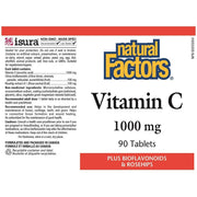 Natural Factors Vitamin C 1000mg 90 tabs Vitamins - Vitamin C at Village Vitamin Store