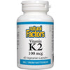 Natural Factors Vitamin K2 100mcg 60 Veggie Caps Vitamins - Vitamin K at Village Vitamin Store