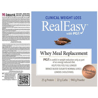 Natural Factors Real Easy With PGX Whey Meal Replacement Chocolate 940g