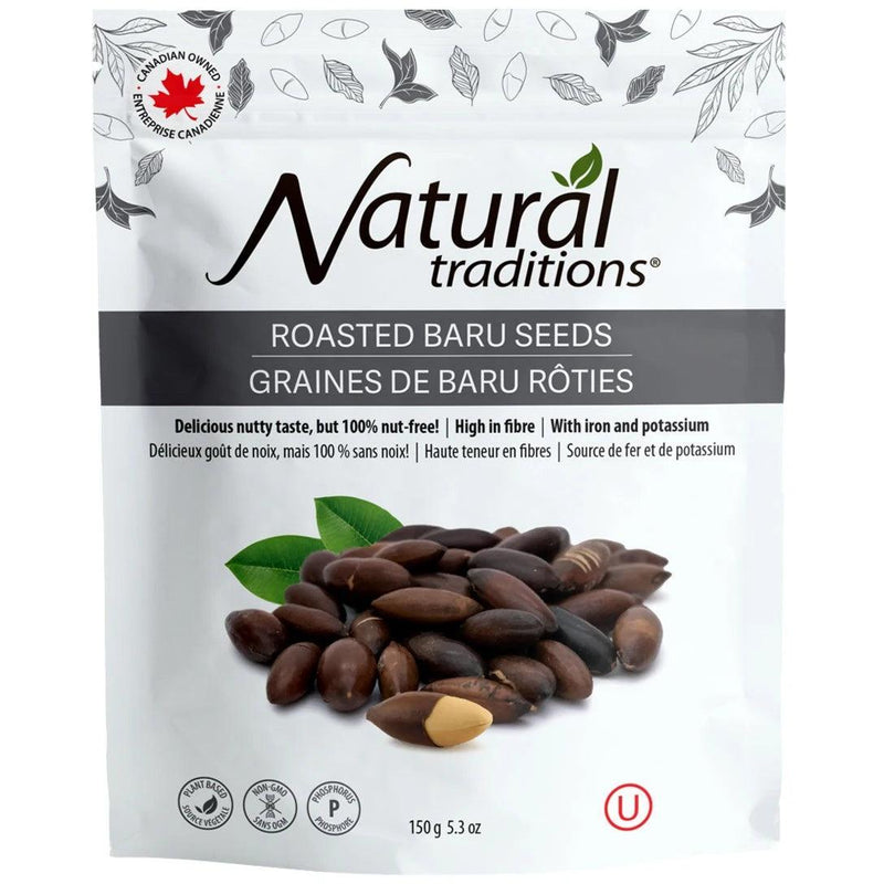 Natural Traditions Roasted Baru Seeds 150g