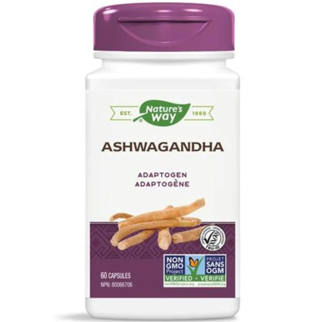 Nature's Way Ashwagandha 60 Capsules Supplements at Village Vitamin Store