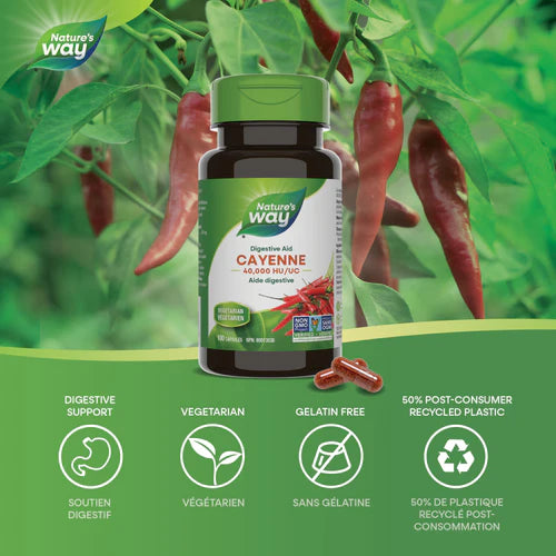 Nature's Way Cayenne 40,000hu 100 caps