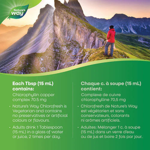 Nature's Way Chlorofresh Chlorophyll Mint 474mL