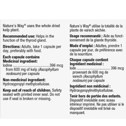 Nature's Way Kelp 100 Caps Supplements - Thyroid at Village Vitamin Store