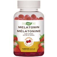 Nature's Way Melatonin 60 Gummies Strawberry Flavour Supplements - Sleep at Village Vitamin Store