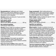 Nature's Way Melissa Leaves 100 Capsules Supplements - Sleep at Village Vitamin Store