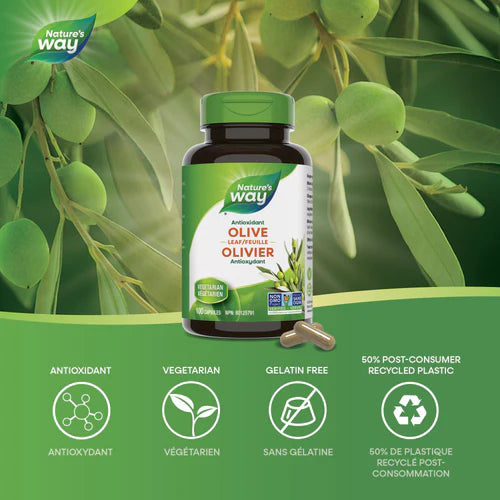 Nature's Way Olive Leaf 100 Capsules