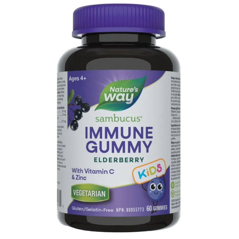 Nature's Way Sambucus Kids Immune Elderberry 60 Gummies