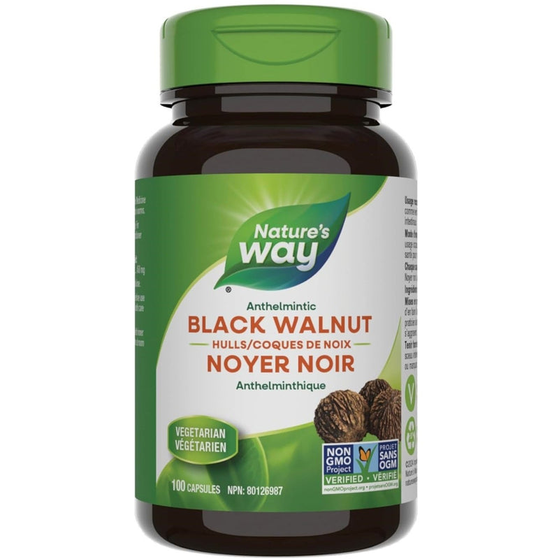 Nature's Way Black Walnut 100 Caps*Get Zinc 60 Lozenges with purchase of 2 qty*