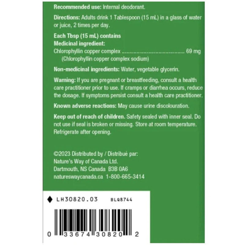 Nature's Way Chlorofresh Chlorophyll Natural Flavor 474mL