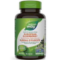 Nature's Way European Elderberry Berries & Flowers 100 Capsules