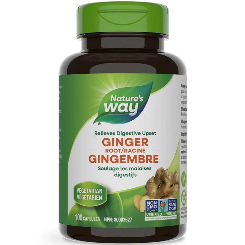 Nature's Way Ginger Root 100 Capsules