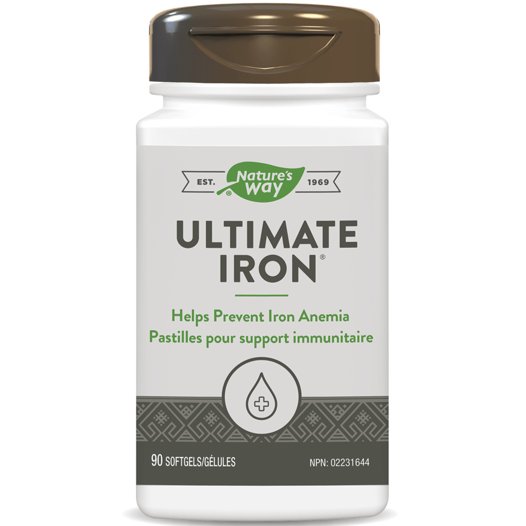 Natures Way Ultimate Iron 90 Softgels Minerals - Iron at Village Vitamin Store