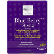 New Nordic Blue Berry Strong 60 Coated Tablets Supplements - Eye Health at Village Vitamin Store