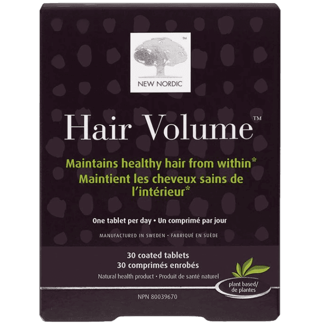 New Nordic Hair Volume 30 coated Tablets Supplements - Hair Skin & Nails at Village Vitamin Store