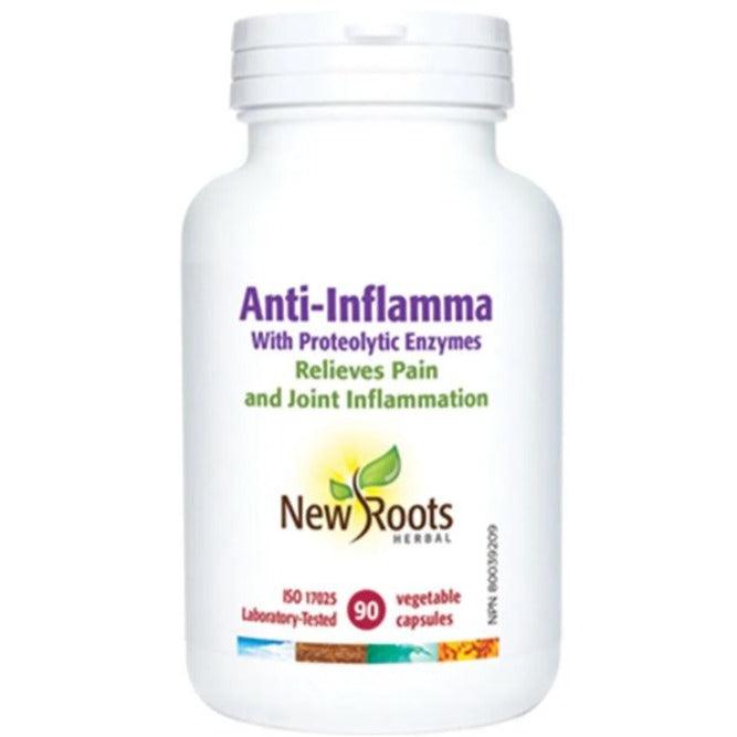 New Roots Anti-Inflamma 90 Veggie Caps Supplements - Pain & Inflammation at Village Vitamin Store