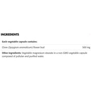 New Roots Cloves 500mg 100 Veggie Caps Supplements at Village Vitamin Store