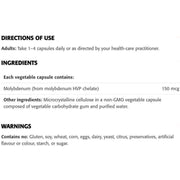 New Roots Molybdenum 100 Veggie Caps Minerals at Village Vitamin Store