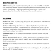 New Roots Pancreatin 1300mg 60 Veggie Caps Supplements - Digestive Enzymes at Village Vitamin Store