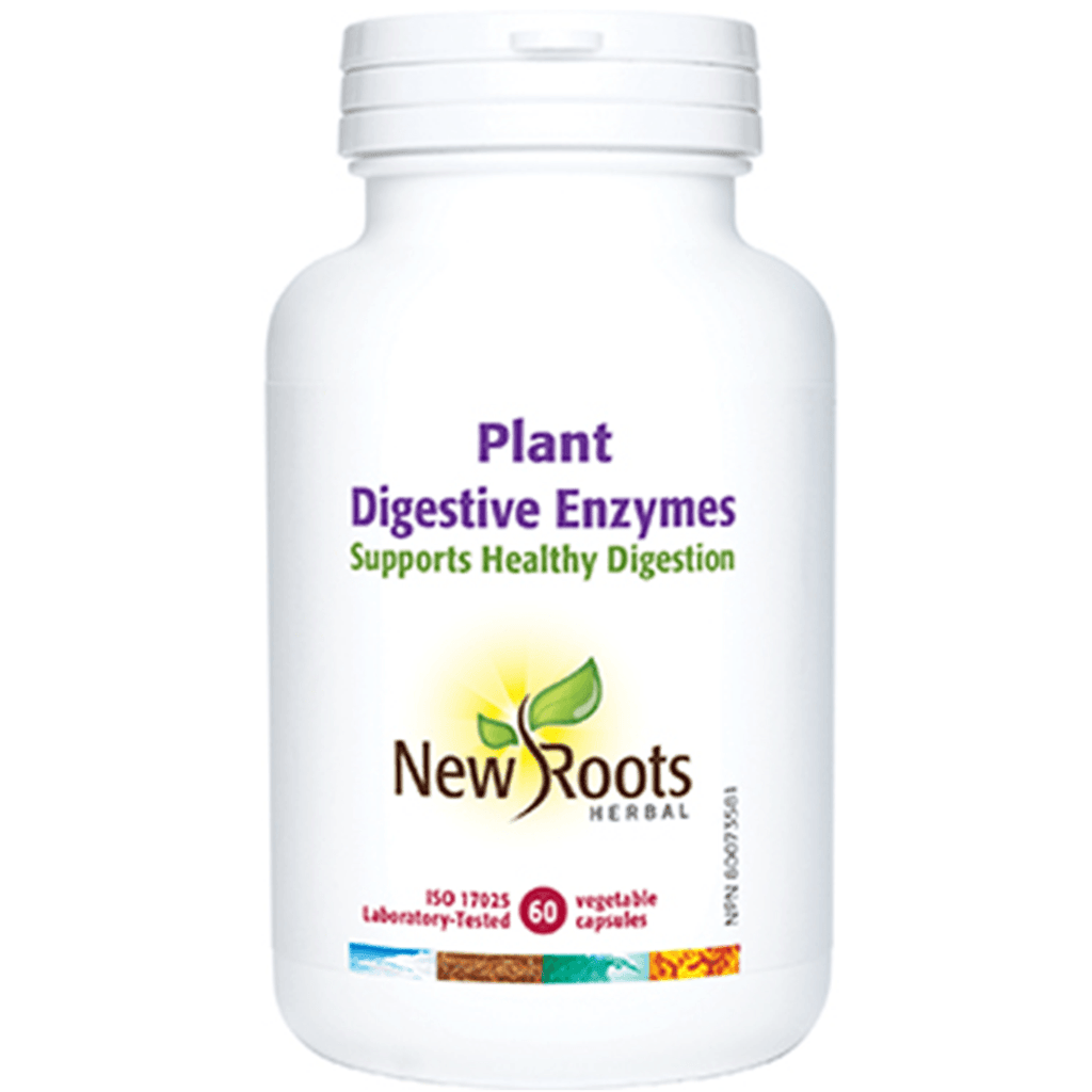 New Roots Plant Digestive Enzymes 60 Veggie Caps Supplements - Digestive Enzymes at Village Vitamin Store