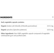 New Roots Spirulina & Chlorella 475mg 60 Veggie Caps Supplements - Greens at Village Vitamin Store