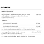 New Roots Wild Omega 3 EPA 660mg DHA 330mg 120 Softgels Supplements - EFAs at Village Vitamin Store