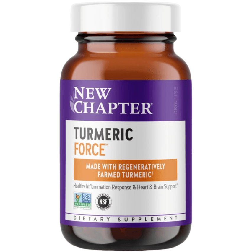 New Chapter Turmeric Force 120 Veggie Caps Supplements - Turmeric at Village Vitamin Store