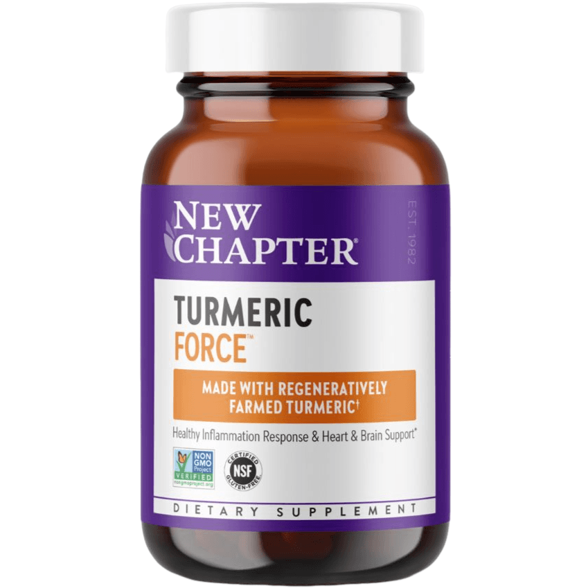 New Chapter Turmeric Force 60 Veggie Caps Supplements - Turmeric at Village Vitamin Store