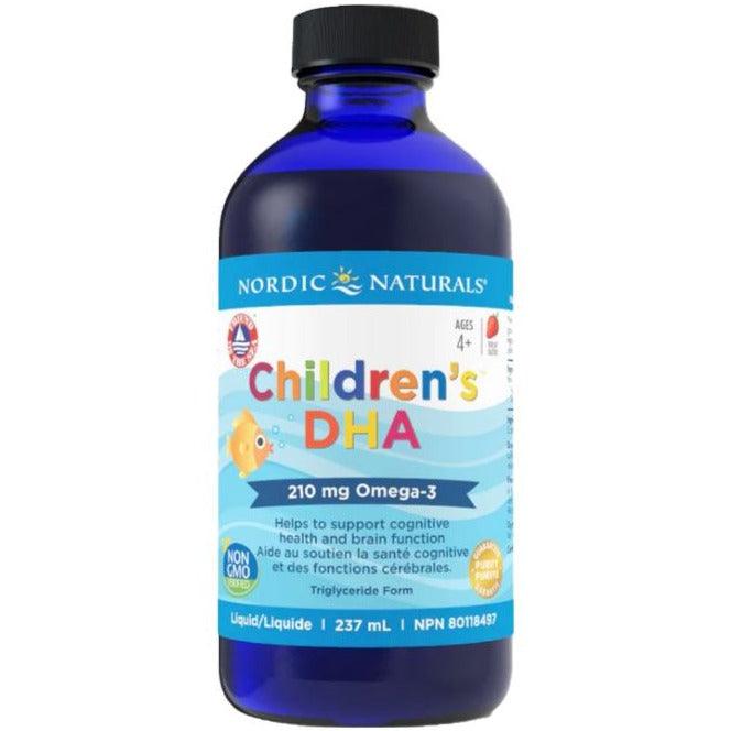 Nordic Naturals Children's DHA Liquid Strawberry 237mL Supplements - Kids at Village Vitamin Store