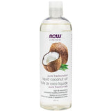 NOW Liquid Coconut Oil 473mL Beauty Oils at Village Vitamin Store