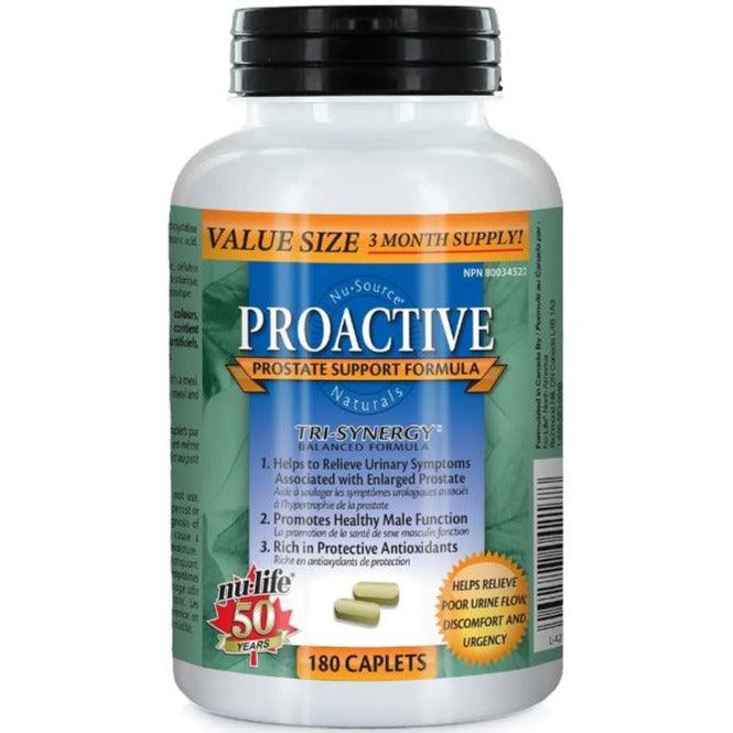 Nu-Life Proactive 180 Caplets Supplements - Prostate at Village Vitamin Store