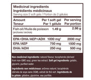 NutraSea HP Omega-3 Liquid Gels Extra Strength 60 softgels Supplements - EFAs at Village Vitamin Store