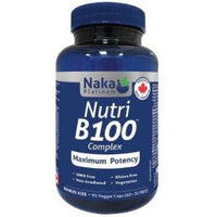 Naka Nutri B-100 Complex - 90 V-Caps Vitamins - Vitamin B at Village Vitamin Store