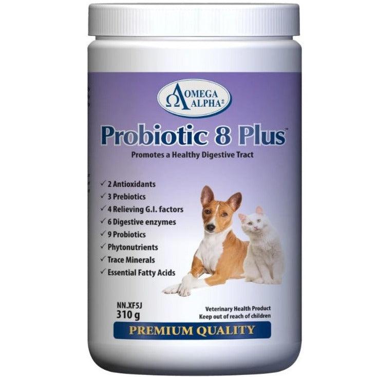 Omega Alpha Probiotic 8 Plus 310g Pet Supplies at Village Vitamin Store