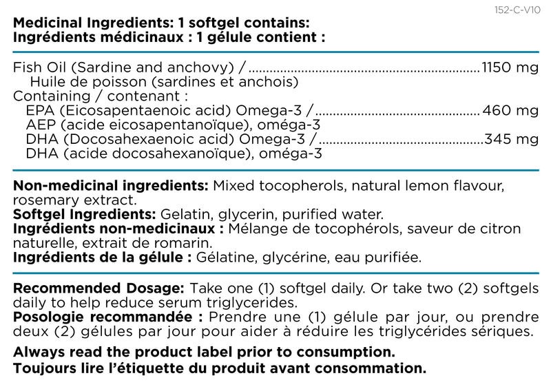 Platinum Naturals Omega Super 800 120 Softgels
