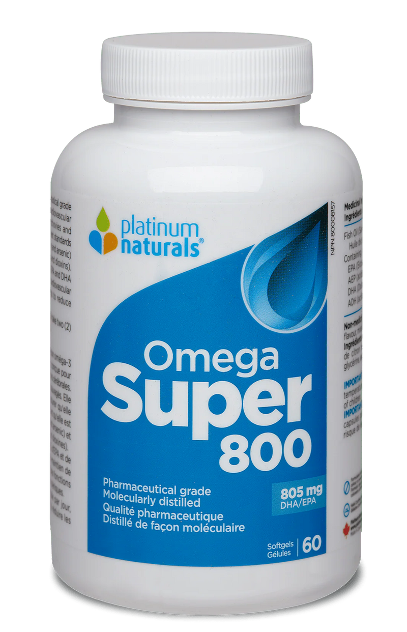 Platinum Naturals Omega Super 800 60 Softgels