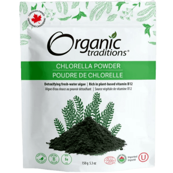 Organic Traditions Organic Chlorella Powder 150g Food Items at Village Vitamin Store