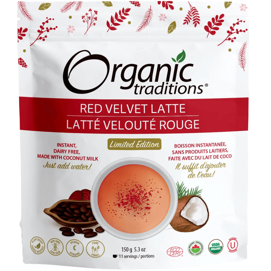 Organic Traditions Organic Red Velvet Latte Limited Edition 150g Food Items at Village Vitamin Store