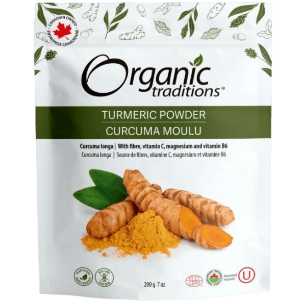 Organic Traditions Organic Turmeric Powder 200g Food Items at Village Vitamin Store