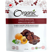 Organic Traditions Dried Apricots 227g