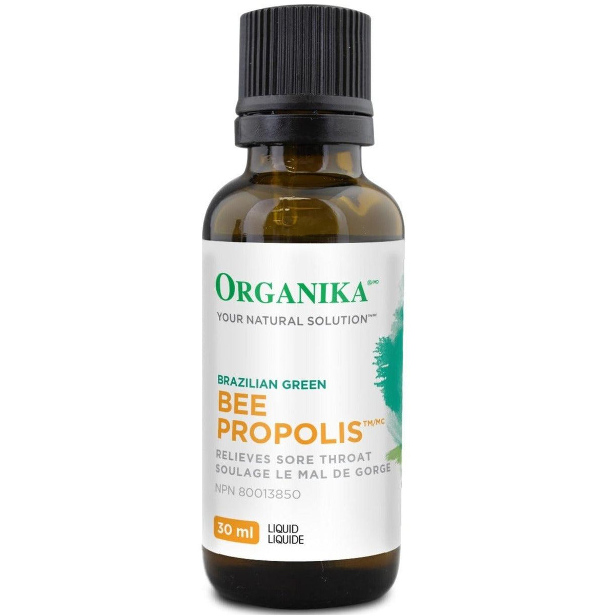 Organika Bee Propolis Liquid with Alcohol 30mL Cough, Cold & Flu at Village Vitamin Store
