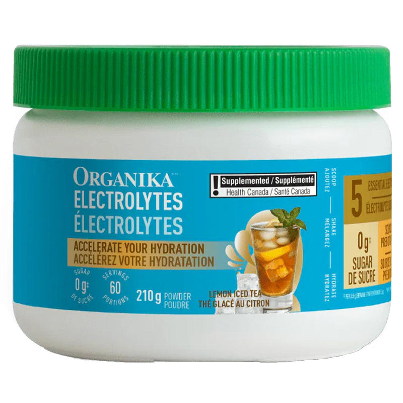 Organika Electrolytes Lemon Iced Tea 210g