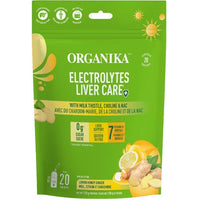 Organika Electrolytes Liver Care Lemon Honey Ginger 20 Servings Supplements at Village Vitamin Store